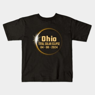 State Ohio Total Solar Eclipse Kids T-Shirt